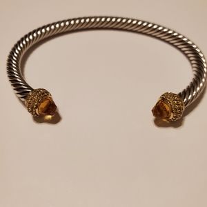 David Yurman Citrine and Orange Sapphire Cuff